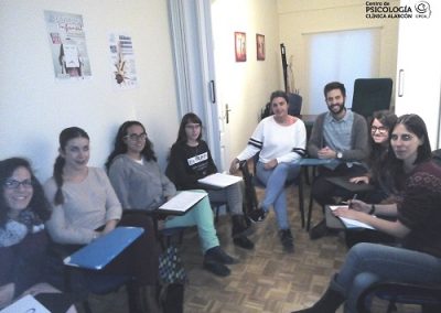 Sesiones Clínicas. Centro de Psicología Clínica Alarcón